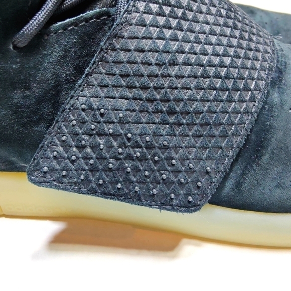 Adidas Tubular Invader High Top Black Strap Suede Sneakers Men's Size 9 - Picture 7 of 12